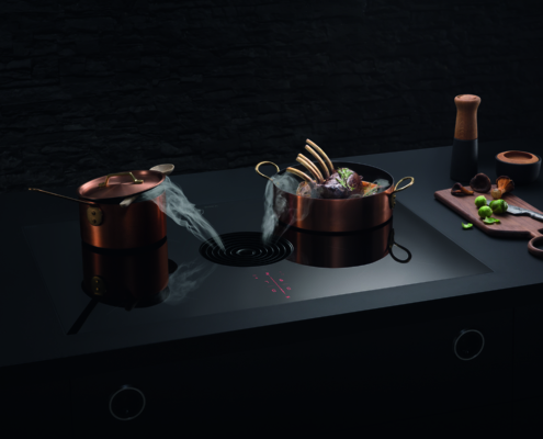 BORA Pure downdraft benkeventilasjon bordemfang bänkfläkt
